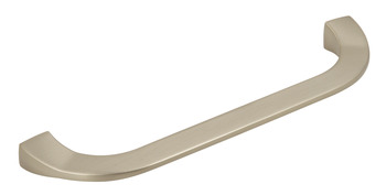 Ceylon Pull Handle Zinc Alloy Brush Nickel 128mm Fixing Centres
