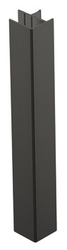 Plinth Connect 146mm 90D/End Anodised Gph