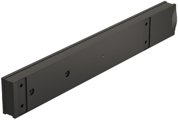 Spacer Bar for Pull Out Frames Häfele Dresscode For hinged doors dim. D 21 mm umber grey