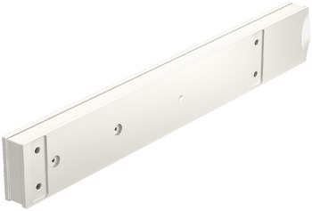 Spacer Bar for Pull Out Frames Häfele Dresscode For hinged doors dim. D 21 mm traffic white