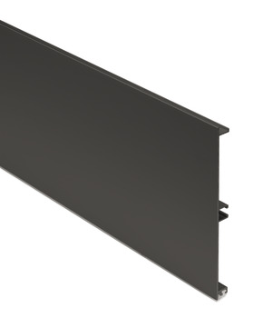 Plinth Panel 145x3000mm Anodised Gph