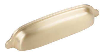 Cup Pull Handle Brass Fixing Centres 96 mm Delia Brushed brass 110.35.115