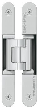 3D Hinge 180° Aluminium Zinc Diecast and Steel Tectus TE 240 3D Energy 3-way continuous adjustment Matt chrome
