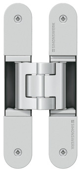 3D Hinge 180° Aluminium Zinc Diecast and Steel Tectus TE 340 3-way continuous adjustment Bronze metallic