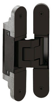 3D Hinge 180° Aluminium Zinc Diecast and Steel Tectus TE 340 3-way continuous adjustment Matt black
