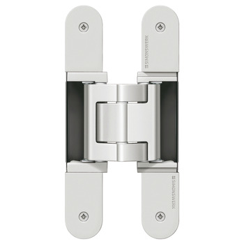 3D Hinge 180° Aluminium Zinc Diecast and Steel Tectus TE 540 3D A8 FR 3-way continuous adjustment Polished brass plated