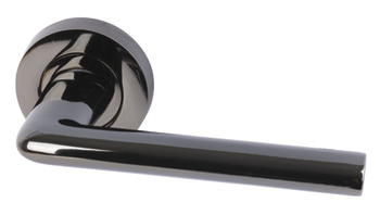 Gilman Lever Hdls/Rose D50mm Zinc Alloy Black Nickel 900.22.003