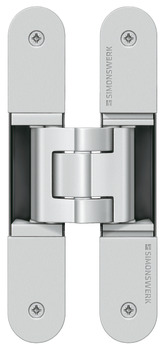 3D Hinge 180° Aluminium Zinc Diecast and Steel Tectus TE 540 3D Energy 3-way continuous adjustment Satin stainless steel