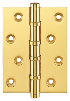 Butt Hinge Ball Bearing 100 x 75 mm Brass Matt black