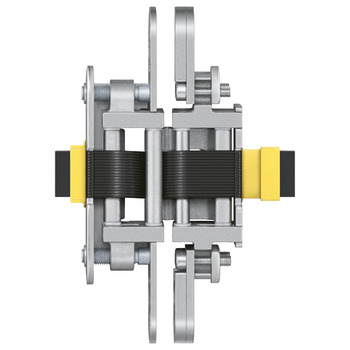 3D Hinge 180° Mild Steel Tectus TE 527 3D Energy 3-way continuous adjustment Matt nickel - view 2