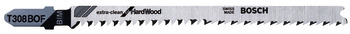Jigsaw Blade Bosch T308B 1 pack = 5 blades Total length: 117 mm