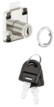 Dead Bolt Rim Lock Econo with plate cylinder backset 25 mm Mounting: drawer version