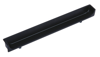 Inset Handle Zinc Alloy Ø 5 mm Lugs Fixing Centres 128 mm Hide Matt black
