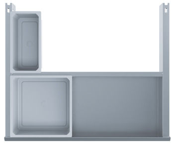 Waste Bin System Vauth-Sagel VS ENVI Drawer For cabinet width 500 mm silver - view 2