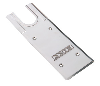 Cover Plate for Geze TS 550 NV Floor Spring Satin stainless steel - view 2