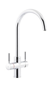 3-in-1 Filter Tap 2.1 litres C-spout Pronteau ProStream PT1101 - Polished chrome
