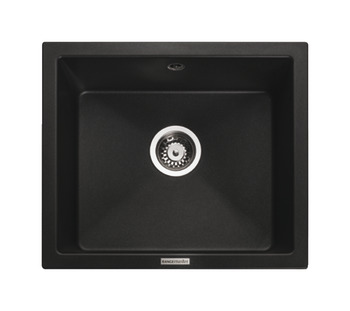 Sink Single Bowl Rangemaster Paragon Igneous Granite Rangemaster Single Bowl PAR4553 Black