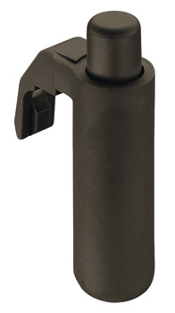 Soft Opening Mechanism for Pull Down Wardrobe Rail 2004 Servetto Plastic Brown finish