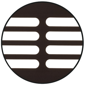Ventilation Grille Rectangle 500x80mm Aluminium D.Bronze F5 - view 2
