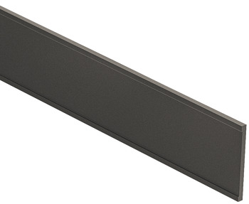 Designer Panel for Pull Out Frame Häfele Dresscode Width B 512 mm for cabinet width 600 mm umber grey RAL 7022