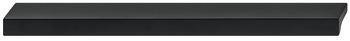 Angle Pull Handle Aluminium M.Black 128/160mm Fixing Centres