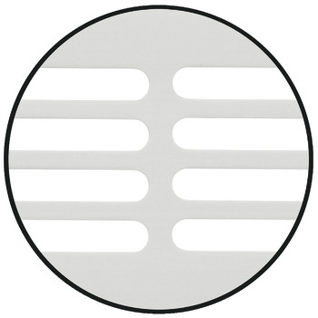 Ventilation Grille Rectangle 500x80mm Aluminium Silver Fire Rated - view 2