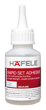 High Strength Adhesive Rapid Set Häfele Size 50 g bottle with nozzle