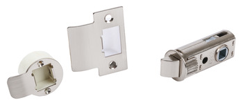 FastLatch Push Fit Tubular Latch Backset 44 caee size 60 mm satin nickel finish