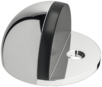 Door Stop Floor Mounted with Dowel Brass Startec Polished chrome plated