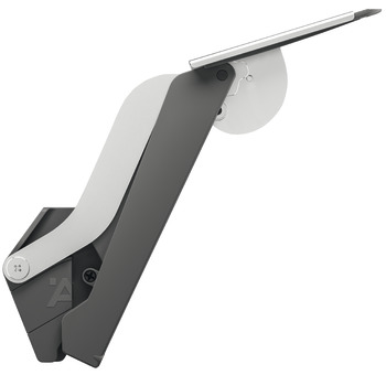 Single Door Flap Fitting Complete Set Free Space 1.11 90° or 107° opening angle Model B anthracite