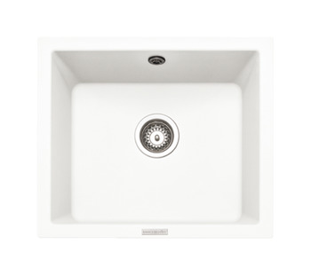 Sink Single Bowl Rangemaster Paragon Igneous Granite Rangemaster Single Bowl PAR4553 White