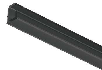 Plastic Profile for Recess Mounting Loox5 LED Flexible Strip Lights 1102 Internal width 5 mm length 3000 mm Black