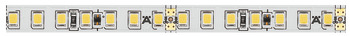 LED Flexible Strip Light 24 V Length 5000 mm Rated IP20 Loox5 LED 3052 140 LEDs/m 19.2 W/m Cool white 4000 K - view 2