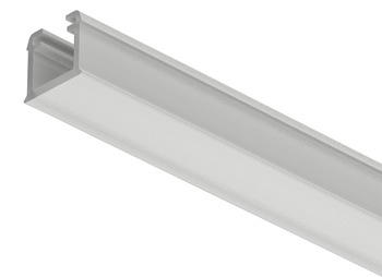 Plastic Profile for Recess Mounting Loox 5 LED Strip Lights 1101 Length 3000 mm internal width 8 mm White