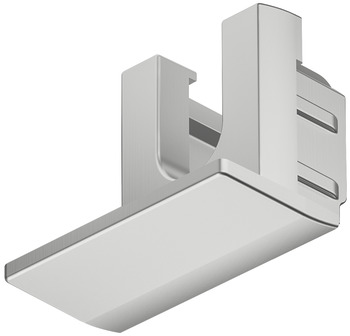 End Caps Plastic for Loox5 Aluminium Profile 1104 Plastic Silver coloured