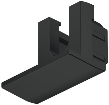 End Caps Plastic for Loox5 Aluminium Profile 1104 Plastic Black