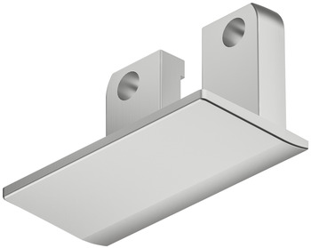 End Caps Plastic for Loox5 Aluminium Profile 1106 Plastic Silver coloured
