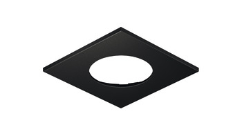Bezel Recess Mounting for Loox LED 2025 and Loox5 LED 2091/2092/3091/3092 Square Black