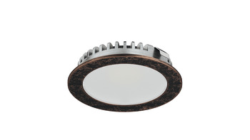 LED Downlight 12 V Ø 65 mm Rated IP20 Loox5 LED 2094 Energy efficiency class: G Bronze coloured cool white 4000 K