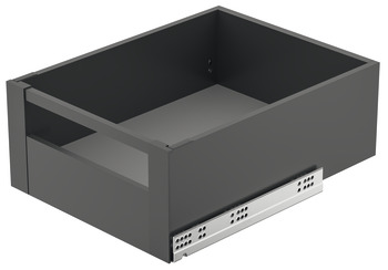 Front Brackets for 175 mm Internal Drawer Matrix Box Slim A Plastic Anthracite
