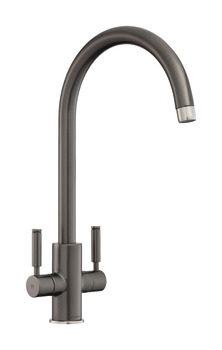 Mixer Tap Dual Lever Rangemaster Intense Graphite
