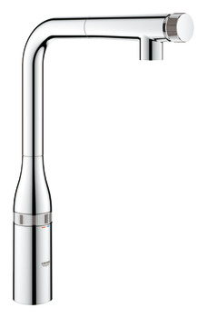 Tap Smartcontrol With Pull Out Spray L-Spout Grohe Essence Polished chrome