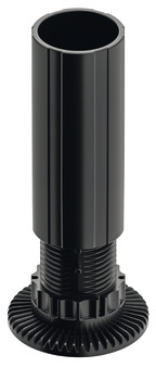 Foot and Shaft Section for Häfele AXILO™ 48 Plinth System Installation height 120 mm adjustment facility 105-140 mm