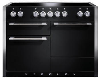 Range Cooker 1200 mm Mercury Dual fuel - Black liquorice (gloss)