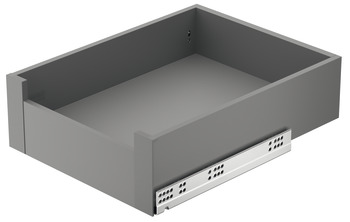 Front Bracket Set for 128 mm Internal Drawer Matrix Box Slim A Plastic Grey