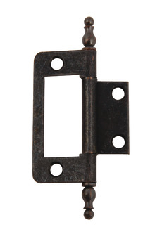 Flush Hinge Finial 50 x 36 x 1 mm Florentine bronzed
