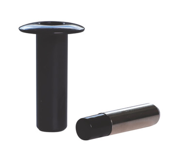 Door Stop Magnetic Concealed Black