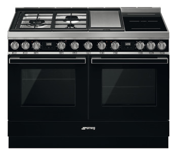 Range Cooker 1200 mm Smeg Portofino CPF120IGMPBL - Black