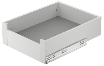 Front Bracket Set for 128 mm Internal Drawer Matrix Box Slim A Plastic White