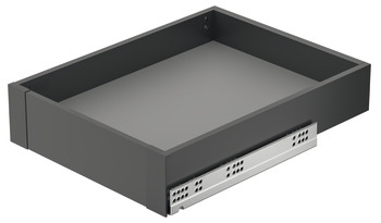 Front Brackets for 89 mm Internal Drawer Matrix Box Slim A Plastic Anthracite